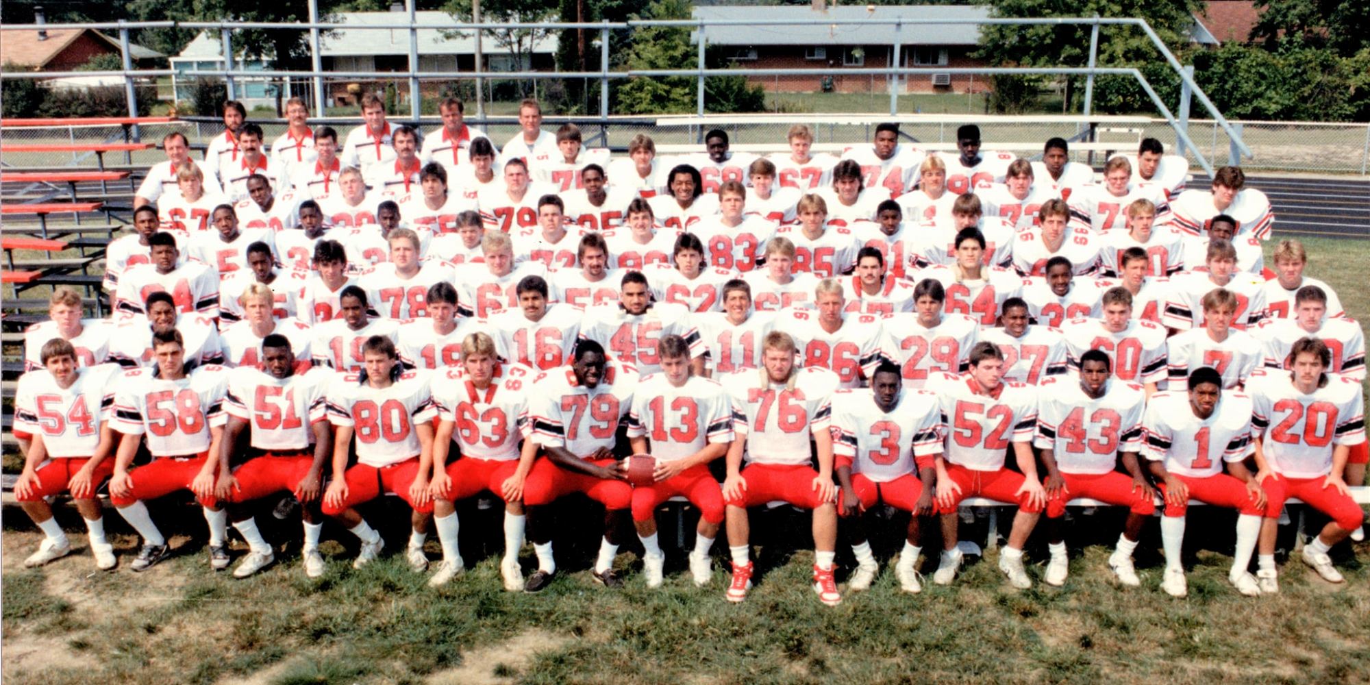 1986 Wayne Warriors Football Team Picture